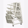 Fabric relaxing trolley rack