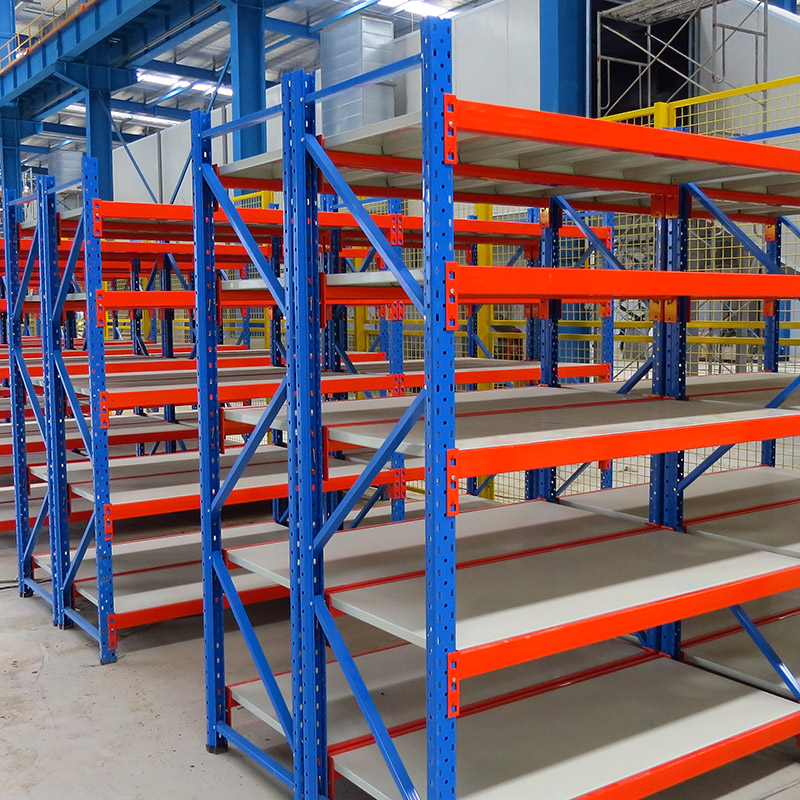 Space-Efficient Medium-Duty Industrial Storage Rack