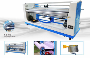 Automatic Aligning Bias Cloth Rewinder Rewinding Machine