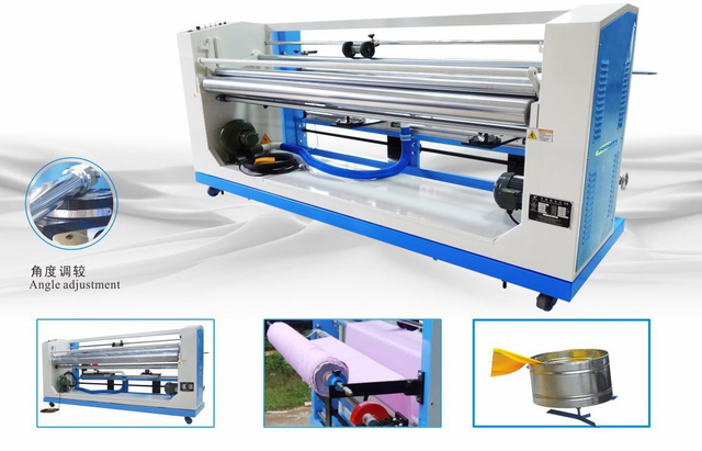 Automatic Aligning Bias Cloth Rewinder Rewinding Machine