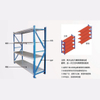 Light duty storage rack