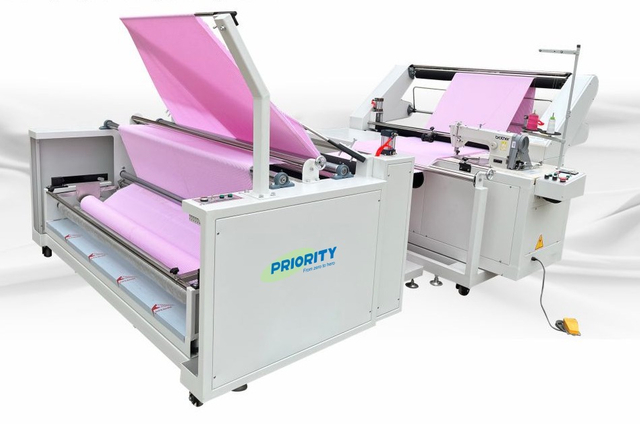 Automatic Aligning And Folding Stitching Machine