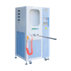 Automatic down filling machine for in-store sampling