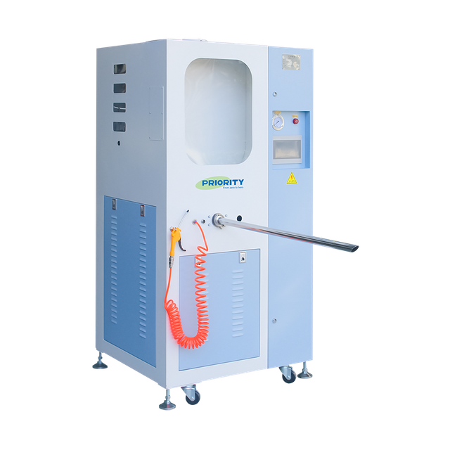 Automatic down filling machine for in-store sampling