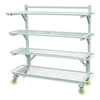 Fabric relaxing trolley rack